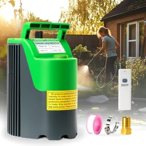 1500 GPH Rechargeable Cordless Submersible Pump, 1/6 HP Sump & Transfer Pump with Remote Control for Pools, Ponds & Basements